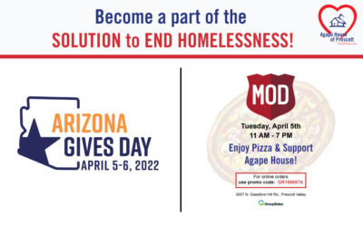 April 5th:  MOD Pizza and AZ Gives