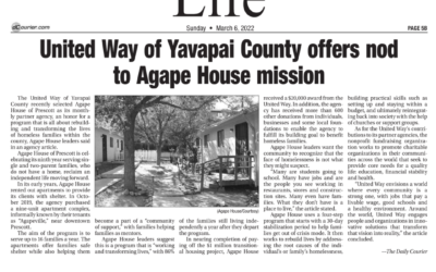 United Way Supports Agape House