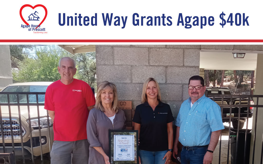 United Way Blesses Agape House