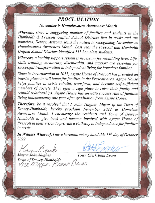 Dewey 2022 Proclamation