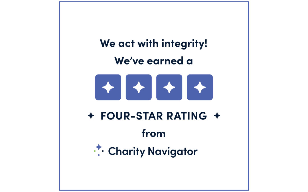 Agape House Earns a Four-Star Rating From Charity Navigator